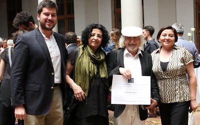Simon Boric, Faride Zeran, Rafael del Villar, Mariela Ravanal 