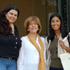 Karen Hansen junto a la Prof. Helena Oliveira, Vicepresidenta del Consejo de Gestión y responsable de Área Académica de Relaciones Internacionales y Cátia Ferreira, Asistente de la División Académica 