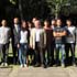La promoción 2016 junto a las autoridades.