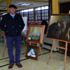 El Profesor Manuel Pizarro de la Facultad de Ciencias Veterinarias y Pecuarias, expuso parte de su obra.