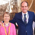 Profesora Carmen Sáenz junto con el Secretario General de CYTED, Alberto Majó, y María Luisa Zamora de Cuba.