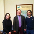 El Dr. Gerardo Soto M. junto al Rector de la Universidad de Orléans Dr. Ary Bruand y la Directora de Relaciones Internacionales, Dra. Jennifer Kroubo-Gagnini.